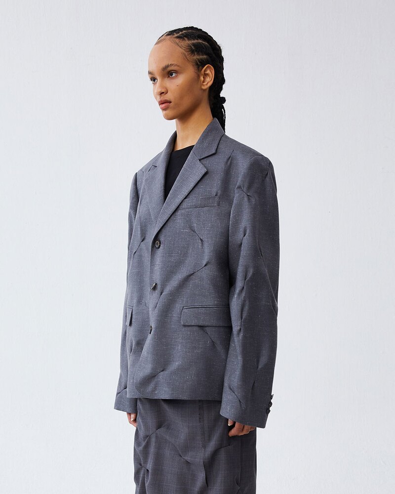 ADER ERROR아더에러]Crumple blazer Grey